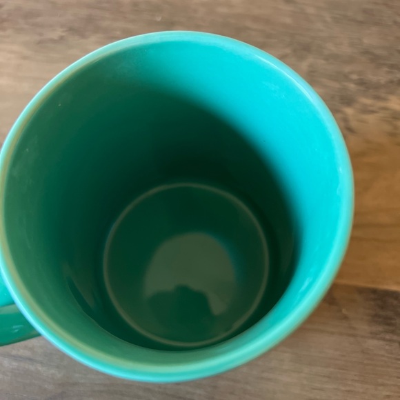 David and Goliath Hipsterpotamus Mug ~ 12 ounce ceramic ~ Green Hippo - Picture 5 of 8